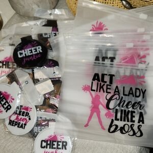 Cheer Mirrors And Bags - Black and White